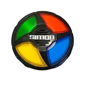 Hasbro Simon Handheld Electronic Memory Game 3.5” Tested & Working